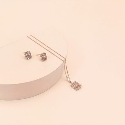 نیم ست گوشواره و آویز