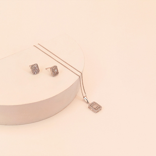 نیم ست گوشواره و آویز